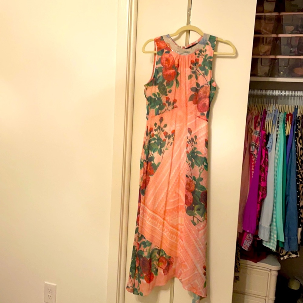 Anthropologie Maxi Cocktail Dress 4